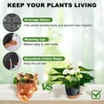 thumbnail image 3 of Katinyos 5Pack Self Watering Plant Pots with Drainage Hole and Water Storage, 7/6.5/6/5.5/5 inch Self Watering Planters, Self-Watering Indoor Planters for Flower, Plants, Herbs, Cactus, 3 of 9
