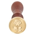 thumbnail image 2 of Sello Cera Rose Flower Estample Diámetro Vintage Sellado Flores 2.5 Cm para Halloween Navidad Acción Gracias, 2 of 8