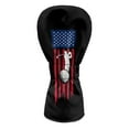 thumbnail image 2 of Yuyamidu USA Flag Golf Club Head Covers for Women Men Golf Ball Golf Club Covers Accessories for Driver Fairway Woods Hybrids, 2 of 8
