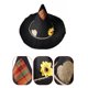 thumbnail image 4 of Sombrero de espantapájaros Sombrero de fiesta de espantapájaros Sombrero de bruja Sombrero de mago adulto Sombrero de mago Gorra Sombrero de bruja de Halloween, 4 of 8