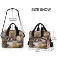 thumbnail image 3 of Lunch Bag Portable Crossbody Meal Bag Cooler Bag Insulated Lunch Bag Food Bag Handheld & Crossbody Design Garden Husky, 3 of 6