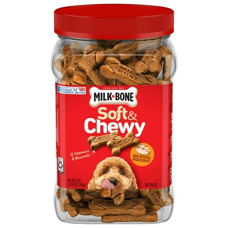 UPC 079100903047 product image for Milk-Bone Soft and Chewy Dog Treats  Chicken Recipe with Chicken Breast  25oz. B | upcitemdb.com