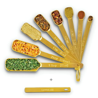 Gold Tone Measuring Cup Set Heavy Duty Durable