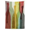 thumbnail image 3 of Ambesonne Wine Tablecloth Rectangular Table Cover, Abstract Colorful Bottles, 52"x70", Multicolor, 3 of 4