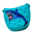 thumbnail image 2 of maskred pour Putter de Golf Couvre-Tête Universel pour Mallet de Golf Demi-Rond - Requin Bleu Mer, 2 of 6