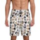 thumbnail image 1 of Balery Cute Cats Pantalones cortos de pijama de punto de algodón para hombre con cinturilla y bolsillos-4X-Large, 1 of 6