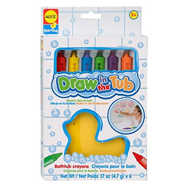 ALEX Toys Rub a Dub Draw in the Tub Bath Crayons
