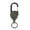 C, variant on Outdoor Camping Hiking Retractable Wire Rope Keychain with Heavy Duty Badge Holder for Secure Everyday Carry