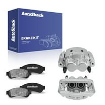 AutoShack Rear Brake Calipers Ceramic Brake Pads | Replacement for 2010-2012 Ford F-450 Super Duty | 6-PC