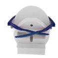 thumbnail image 2 of facefd Female Face Glasses Sunglasses Spectacle Display Stand Holder White Pink, 2 of 7