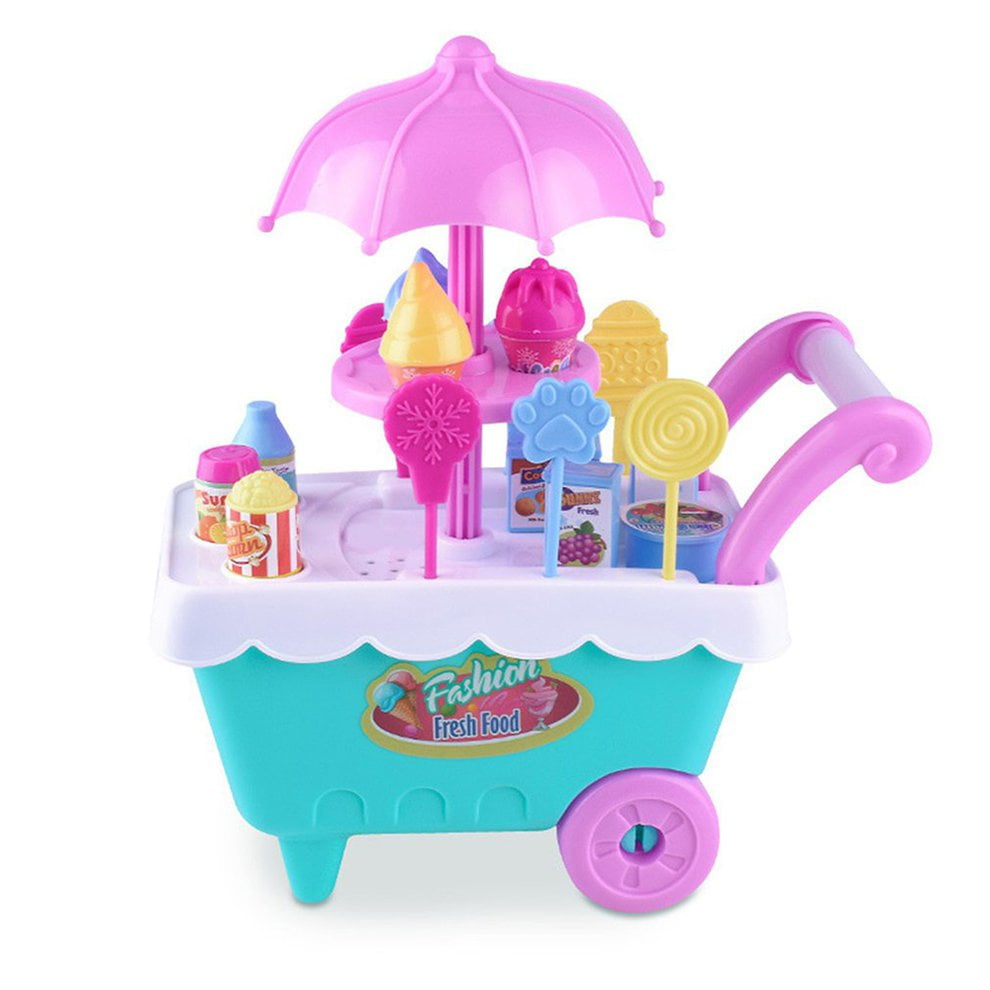 Children'S Simulation Candy Ice Cream Cart Girl House House Toys Role
