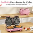 thumbnail image 5 of Heynemo Double Waffle Maker with Removable Nonstick Plates and One-Touch Control, 5 of 7