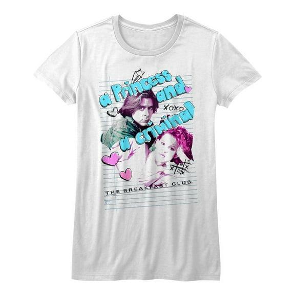 Breakfast Club Movies P & C Juniors Short Sleeve T Shirt