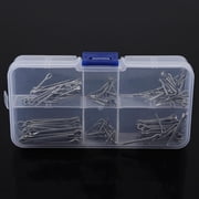 Tebru Split-Cotter Pins, Fastening Split Pins,175pcs/set 5 Kinds of Zinc Alloy Metal Split-Cotter Pins Assortment Kit Fastener Hardware
