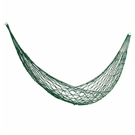 GOOHOCHY Portable Polyester hammock for Outdoor Leisure and Camping Enjoy with Family in Green Color 1 Pc