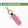thumbnail image 3 of Wukai Fish Scales Print Leather Car Keychain, Universal Key Fob Keychain, Leather Key Chain Holder for Men and Women,360 Degree Rotatable, 3 of 5