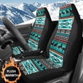 thumbnail image 2 of Uorisanigo Front Car Seat Covers, 2 Pack Auto Protectors for Front Seats, Aztec African Tribal Horse Auto Interior Accessories, Premium Non-Slip Seat Covers for Van, SUV, Truck, Pickup, 2 of 7