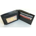 thumbnail image 5 of RFID Signal Blocking Men's Bifold Leather Wallet Card Flap Top Front Pocket, 5 of 8