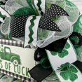 thumbnail image 5 of St Patricks Wreath - Loads of Luck Saint Patrick's Home Sweet Home Decor - Clover Door Decorations - Green White, 5 of 5