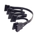 thumbnail image 1 of 5 Cable de alimentación 5 Molex 4 pines 1 a SATA 15 pines Divisor de suministro de disco duro 78 cm, 1 of 5