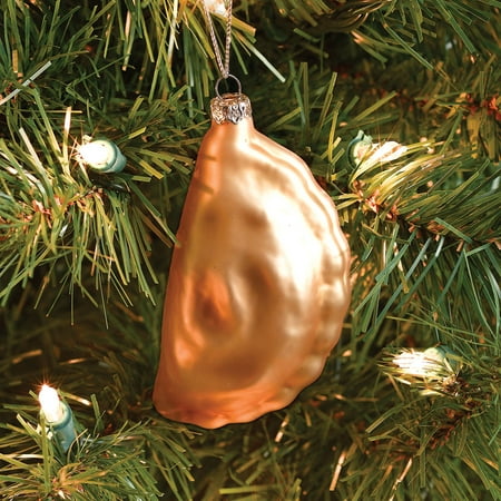 Blown Glass Hanging - Pierogi Hanging Ornament - Blown Glass