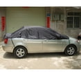thumbnail image 4 of Waterproof Car Half Body Sun Shade Cover Shield Snow Dust Protector - Size XL (Black), 4 of 8