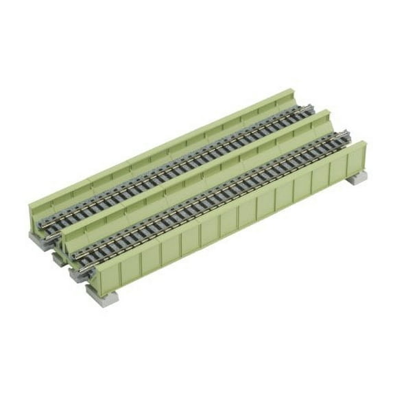 Kato Kat20456 N 186Mm 7516 Double Plate Girder Bridge, Lt Grn