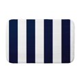 thumbnail image 5 of Nantucket Rugby Stripe Orange Stripe Print Bath Mat, 5 of 5