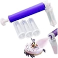 thumbnail image 1 of Bomba manual de aerógrafo para pasteles, herramientas de decoración con purpurina, aerógrafo manual para pasteles con 4 tubos de pulverización para pasteles, 1 of 5