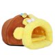 thumbnail image 2 of Nido de algodón y terciopelo con forma de nido de miel para mascotas pequeñas, cálido para invierno, para hámster de cerdo holandés, 2 of 13