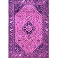 thumbnail image 1 of Ahgly Company Indoor Rectangle Medallion Purple Traditional Area Rugs, 5' x 7', 1 of 4