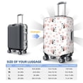 thumbnail image 6 of Balery Luggage Cover Heart Panda Print Suitcase Covers for Luggage Elastic Washable Suitcase Protector Fits 18-32 Inch Luggage-Medium, 6 of 9