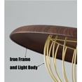 thumbnail image 2 of Wood Pattern Metal Cage Pendant Lighting for Kitchen Island, Nordic Style Farmhouse Pendant Light Fixture, Single Industrial Rustic Pendant Lamp, Simple Pendant Light for Dining Room, 2 of 7