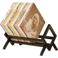 thumbnail image 1 of GRAND ETOPIA Single layer Vinyl Record Storage Shelf - LP Record Holder - 90-110 LP Display Rack - Ideal for Albums, Books, Magazines, Files - Matte Black, 1 of 5