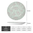 thumbnail image 2 of Daiia Retro Snake Printed Pattern Ceramic Plate Dinner Plates Bone China Decorative Plates with Display Stand Art Ceramic Ornaments for Wall Hanging Decoration-10in, 2 of 6