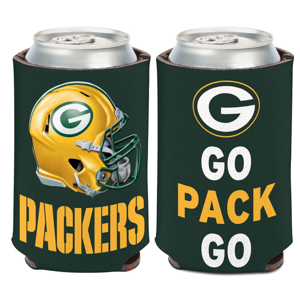 NFL Green Bay Packers Slogan 12oz Can Cooler, Collapsible
