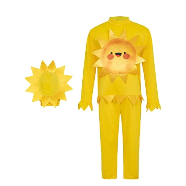 Disfraz de sol para niños, disfraz de juego de rol lindo y novedoso para fiesta temática de carnaval S