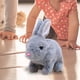 thumbnail image 1 of Conejo de peluche de juguete Perfecl Animal relleno sonidos de salto para caminar gris, 1 of 8