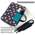 thumbnail image 2 of Lsque Corgi Lying With Moons And Stars Pattern Laptop Bag – Portable & Slim Single-Shoulder Computer Case with Adjustable Strap, Protective, Lightweight for 13”/14”/15.6” Laptops, 2 of 8