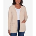 thumbnail image 4 of Alfred Dunner Womens Petite  Chenille Cardigan With Pockets, 4 of 6