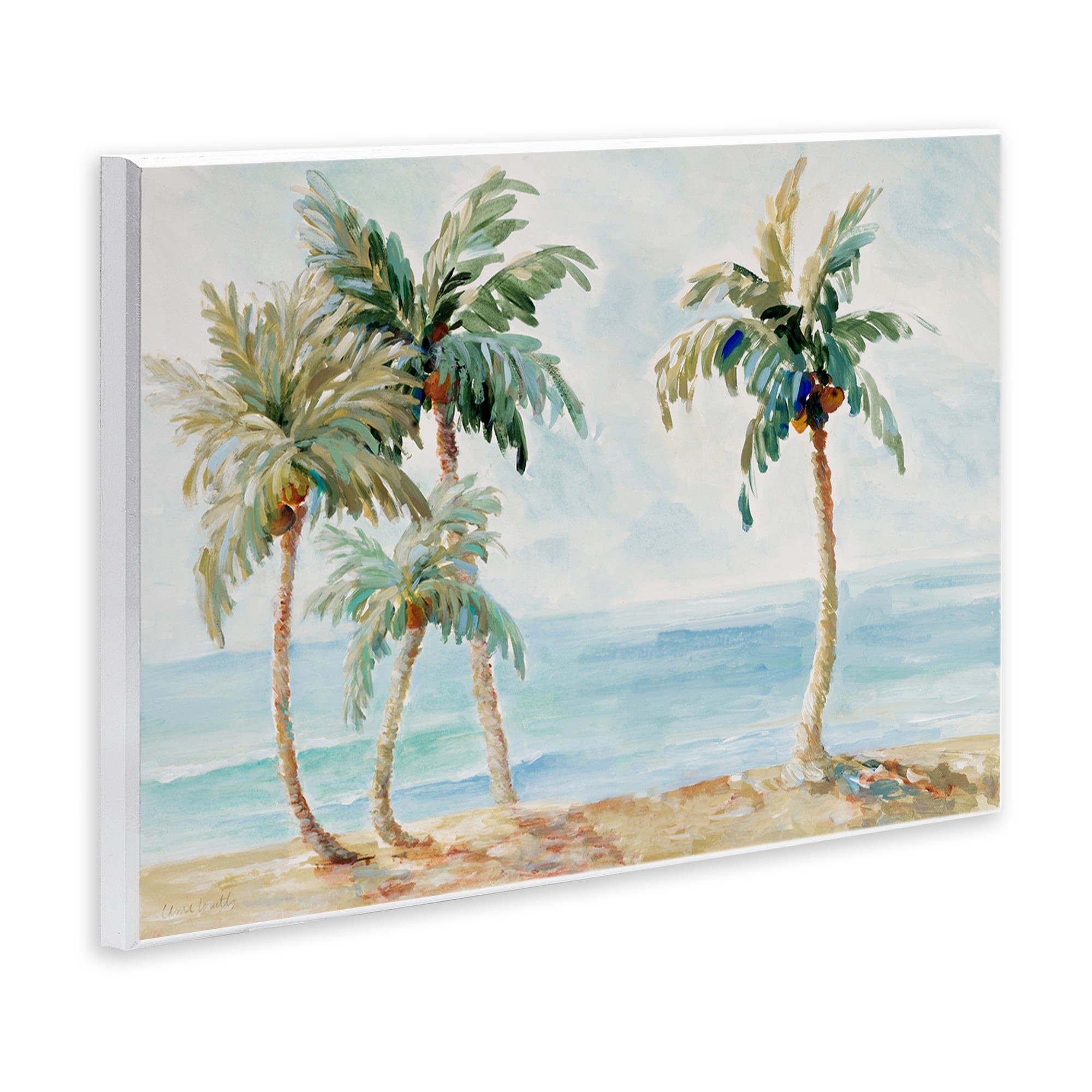 Stupell Industries Palm Trees in Paradise Wall Plaque Art, design by Lanie Loreth