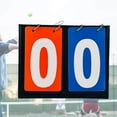 thumbnail image 2 of 2 Digit Score Keeper Flips up Tabletop Scoreboard for Tabletop Scoreboard Basketball Ball Red Blue, 2 of 9