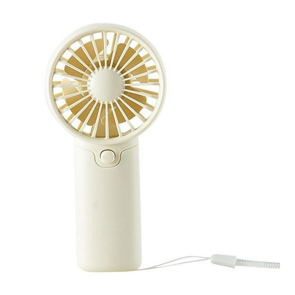 Mini Fan, Mini Handheld Fan, Small Cute Design Portable Fan, Battery Operated, 9 Hours Long Working Time, Pocket Size for Travel,White