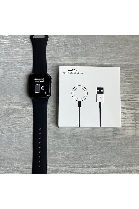 Pre-Owned Apple Watch Series 6 GPS, 44mm Space Gray Aluminum Case with Black Sport Band - Regular