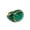 Green, variant on Mens Womens Stainless Steel Personality Vintage Timeless Multicolor Chunky Gemstone Rings Jewelry Green Synthetic Cat's Eye Stone Size 8