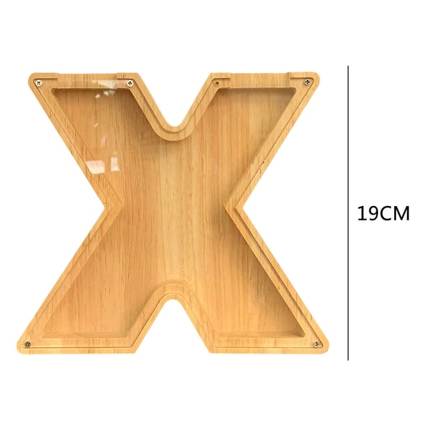 Tarro De Ahorro Caja de ahorro creativa Hucha personalizada para guardar monedas Hucha de madera Sywqhk Libre de BPA