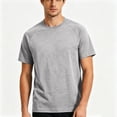 thumbnail image 5 of DIOAZUD Men's Raglan Short Sleeve Basic Tees Solid Color Lightweight Casual Summer Tops Crewneck T-Shirts for Daily Wear, 5 of 7