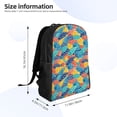 thumbnail image 4 of Easygdp Colorful Fish 1 Mochila Versátil y Elegante: Comodidad, Almacenaje y Durabilidad para la Universidad, Trabajo, Viajes y Uso Diario, 4 of 8