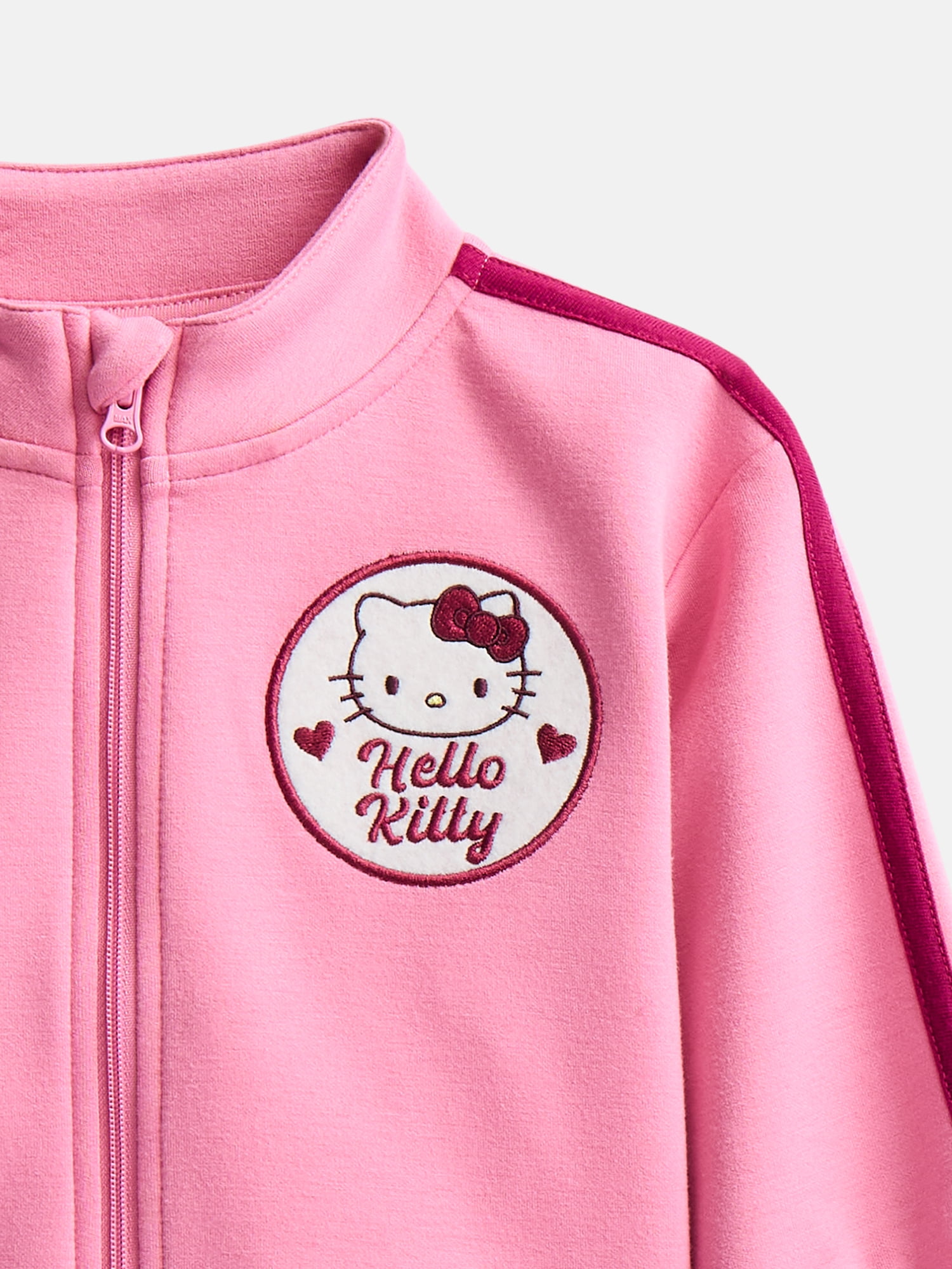 Hello Kitty Baby Girls Baby Girls Full Zip Tracksuit, 2-Piece, Sizes 0/3M-24M