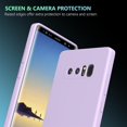 thumbnail image 5 of for Samsung Galaxy Note 8 Case Purple, Scratch Resistant with Soft Touch, Slim Thin Phone Cover for Samsung Galaxy Note 8, 5 of 14